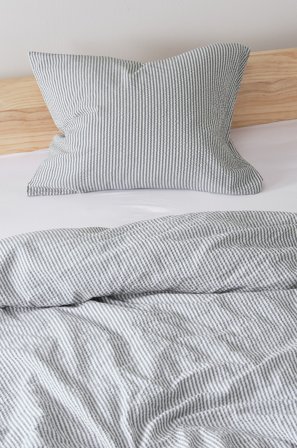 Jotex - Putetrekk 50x60 Cm Blå/offwhite - ALMA - Kjøp Putevar hos Jotex