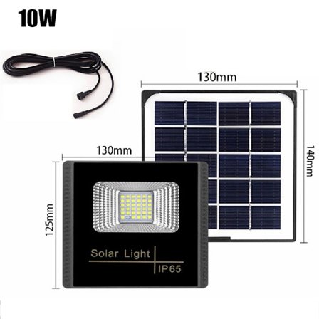 Kraftfull Slittålig Solpanel Vattentålig Utomhusbelysning