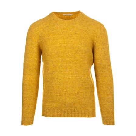 Kangra Round-neck Strik Gul, Herre Strik