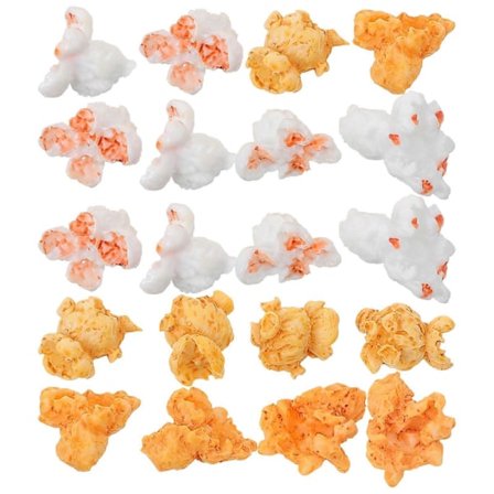 DIY Popcorn Dekoration, Elegant Harpiksdel til Hjemme- og Haveudsmykning