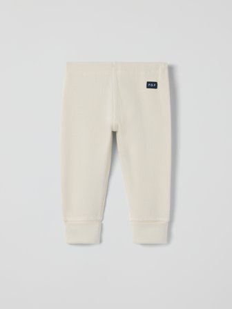 Polarn O. Pyret - Ribbed trousers - 62 - Childrenswear - white