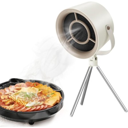 Bærbar emhætte, bordemhætte, 10 filtre, aftagelig støjsvag emhætte, til madlavning, indendørs grill, hot pot, RV-køkkener.