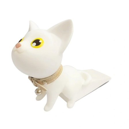 【xj】Dörrhandtag Stansfri dörrstopp Söt kattdörrstopp Anti-Co