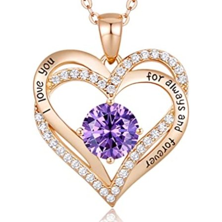 925 Sterling Silver Rose Gold Eternal Love Halsband för Mamma