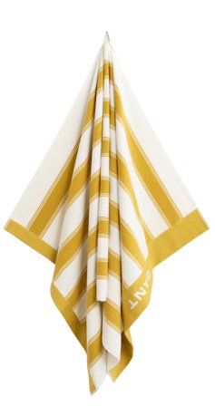 GANT Badehåndkle Yatch-Sripe Mustard-Yellow 100x180