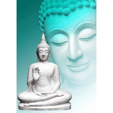 30x40cm 5D DIY Diamantmålning Full, Buddha Staty Serie#B, DIY Diamant Strass