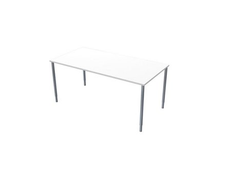 LANAB DESIGN Skrivbord Fristående 160x80cm vitlaminat/grå - Lyreco - Kontorsmöbler och inredning - Bord och hurtsar - Skrivbord - Fasta