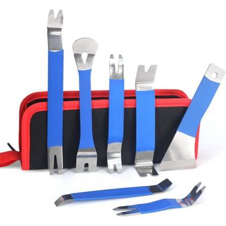Listefjernelsesværktøj | Ridsefrit brækjernsæt, 1 sæt reparationsbrækjern, bilværktøj og udstyr til bilpleje, beklædning og køretøjer