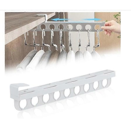 Udtrækkelig tørrestativ af udtrækstypen, 2024 udtrækkelig garderobestang uden boring