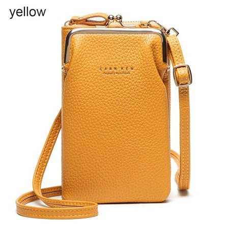 Mobilväska för dam Crossbody-väska GUL - i lager