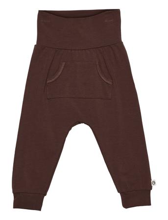 Cozy Me Pocket Pants Baby Baby Trousers Ruskea Müsli By Green Cotton
