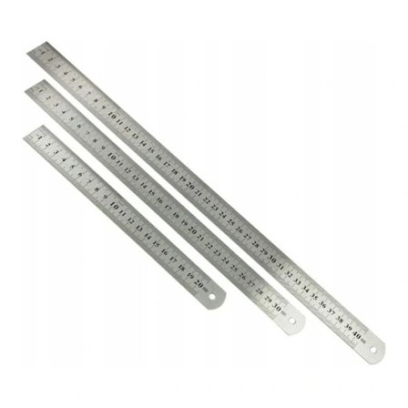 20cm+30cm+40cm Sværdfisk stållineal Metrisk tomme stållineal Rustfrit stållineal Reverse Engineering Tegning Egnet