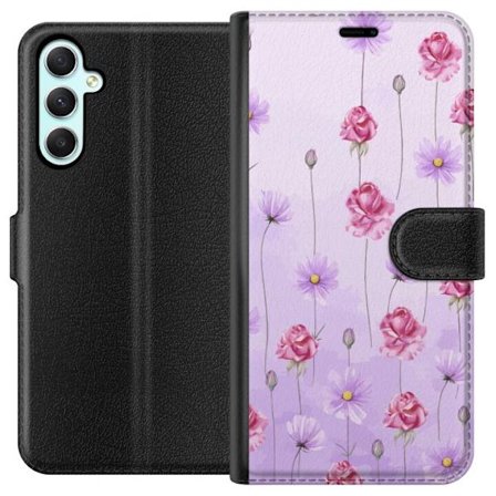 Yhteensopiva Lompakkokotelo Samsung Galaxy A34 Petal Reverie Lilac Mist