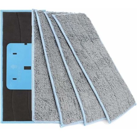 4-pak vaskbare rengøringsklude, der er kompatible med iRobot Braava Jet M6, genanvendelige vaskbare våde mopper, der er kompatible med Braava Jet m-