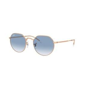 Ray-Ban Jack -Aurinkolasit - Gold Round - Ray-Ban RB3565 92023F 5520