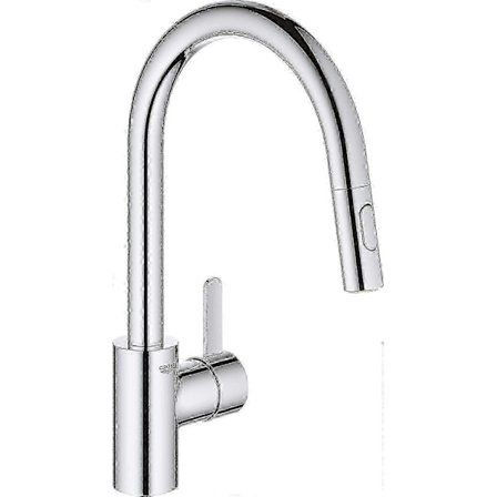 Grohe 31481001 Etgrebs køkkenarmatur i krom finish med moderne design