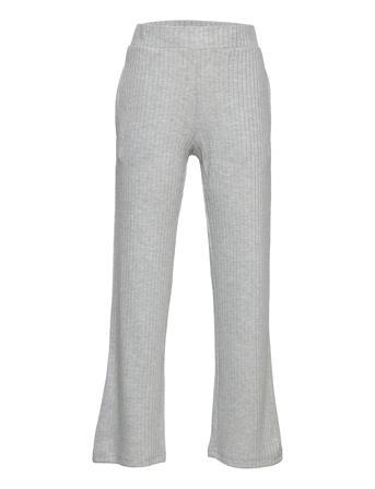 Lpmolly Pants Tw Housut Harmaa Little Pieces