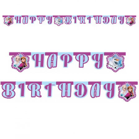 "Bannér Frost / Frossent polarlys formklippet"