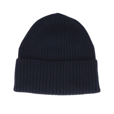 MJM Hats - Svart cuff Beanie - Merino Wool Black Cuff @ Hatstore