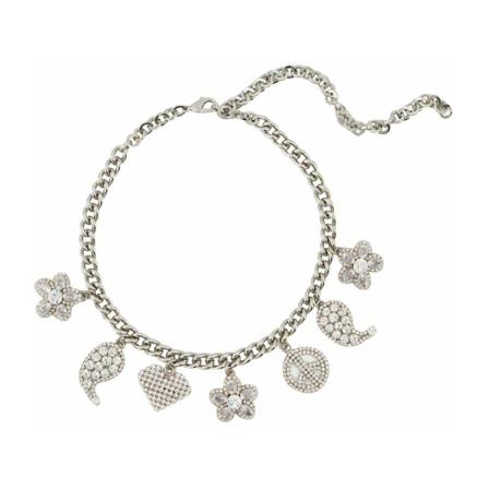 Alessandra Rich Pre-owned Jewellery grå, Dam Vintage Smycken, Dam, Storlek: ONE SIZE