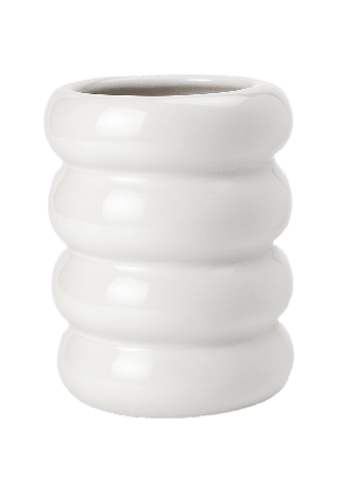 Åhléns Home Badrumsmugg WAVE Badrumstillbehör Vit ONESIZE