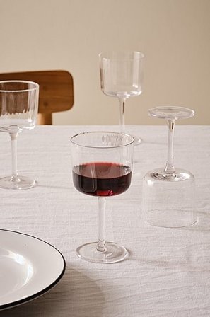 Jotex - Rødvinsglas 4-pak Gennemsigtig - NOOR - Køb Vinglas hos Jotex