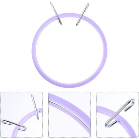 1 stycke Broderi DIY med metallhuvud Broderiram