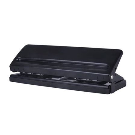 Säädettävä 6-reikäinen paperirei'itin 6-rengasrei'itin, jossa sijoitusmerkki 6 arkkia