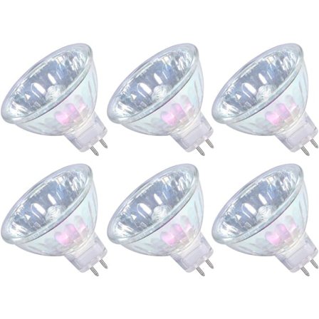 [NT]MR16 Halogenpærer 20W 12V GU5.3 Spotlights for Takbelysning Dimbar, 36° Strålevinkel, 3000K Varmhvit, 2-pins base, 6-pakning