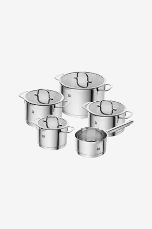 ZWILLING - Kattilasetti TrueFlow, 5 osaa - Hopea - Padat & kattilat - - Homeroom