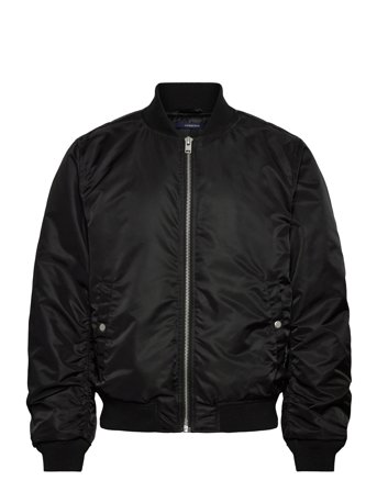 Padded Bomber Jacketpadded Bomber Jacket Black Lindbergh