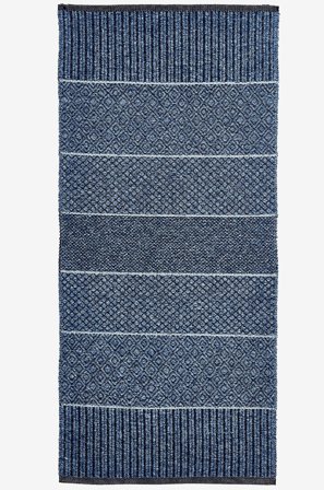 Horredsmattan - Carpet Alice - Blå - Bomulds- & kludetæpper - 150X200 - Fra Homeroom