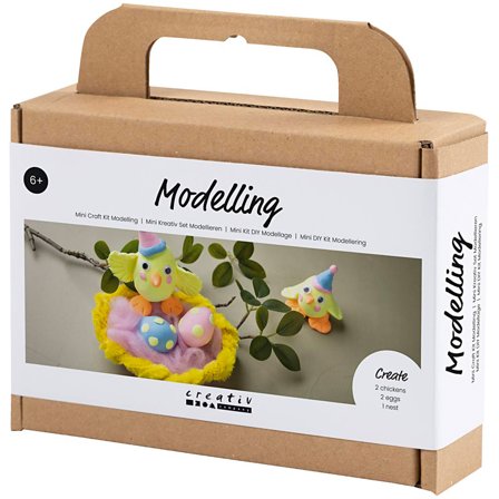 Creativ Company Mini DIY-kit Modellervoks Påske