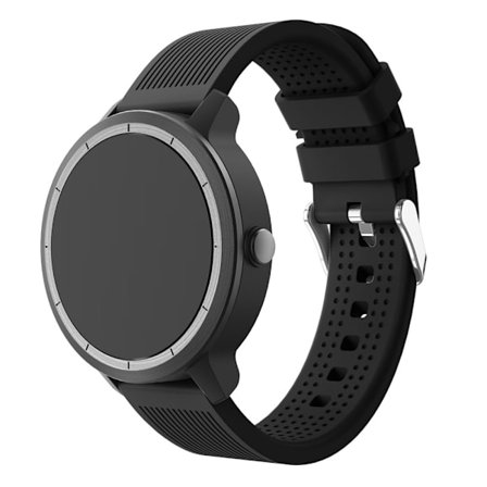 Silikonarmband Garmin Vivoactive 3 Svart