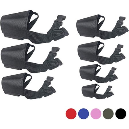 Nylon Hunde Mundkurv - Justerbar Hurtig Fit kæledyr mundkurv Forhindre Bid Barking og Tygge til Små Mellemstore Store Hunde, Sort