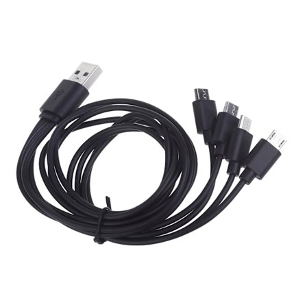 USB 2.0 TypeA han til Micro USB han splitterkabel USB til MicroUSB adapterkabel