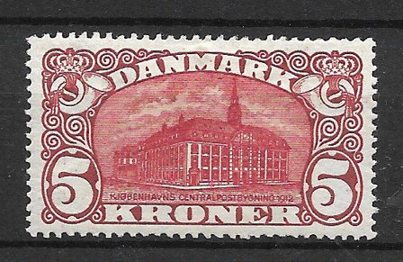 Danmark 1915 - AFA 81r - Ubrugt