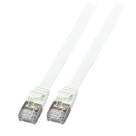 OEM Patchkabel RJ45, CAT6A 500Mhz, 1,5m, grau, U/FTP,flach,
