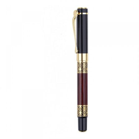 Puupintaisen metallin kynä, keskikokoinen kärki, päiväkirjanpitoon, kalligrafiaan, sileästi kirjoittavat kynät