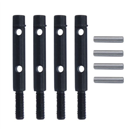 4 stk. Metal Stål Portal Drivaksler til FMS FCX24 1/24 RC Crawler Bil Opgraderinger Dele Tilbehør