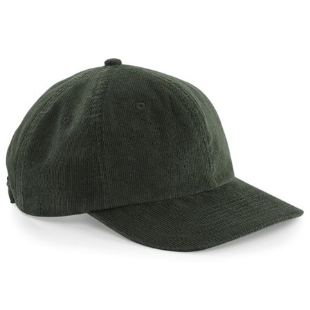 Beechfield Herr Heritage Cord Cap (2-pack) One Size Dark Oli