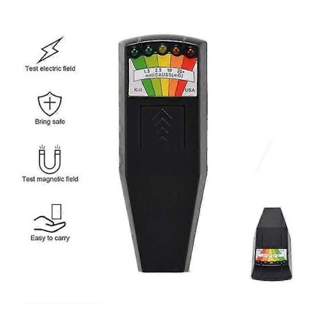 K2 EMF-mittari haamujahdille äänihälytyksellä ja virtakytkimellä, paranormaalien ilmiöiden tutkimusväline