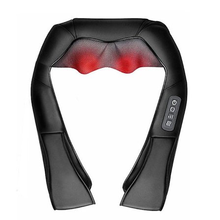 Nakkemassager æltende massagesjal skulder nakke multifunktionel talje ryg skulder elektrisk husholdningsmassageapparat