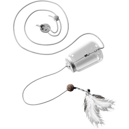 Interaktiv Kattegodbitdispenser og Sakte Materleke - ABS Puslespill for Trening og Lek