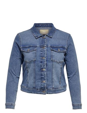 Carwespa Ls Jacket Light Blue Dnm Noos Farkkutakki Denimtakki Blue ONLY Carmakoma