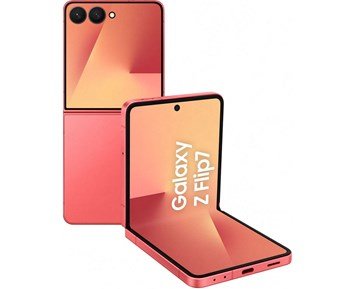 Samsung Galaxy Z Flip7 256GB Coral Red - Galaxy Z Flip7 − ultrakompakt trots större skärmar