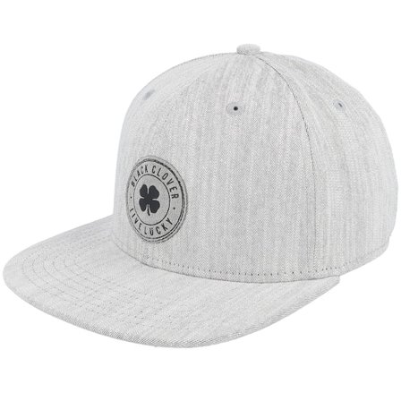 Black Clover - Marine Luck 6 Heather Grey Snapback Snapback Grey Cap - @ Hatstore