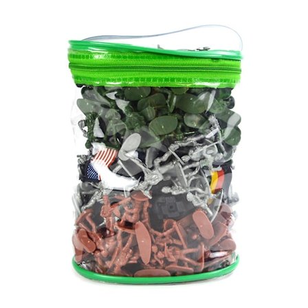 300 stk gave mini militærfigurer 12 positurer barn leketøy soldater hjem 3 flagg modeller