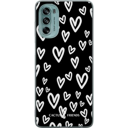 Yhteensopiva Puhelinkuori Motorola Motorola Moto G62 5G Cactus and Friends - Handdrawn Love Chaos