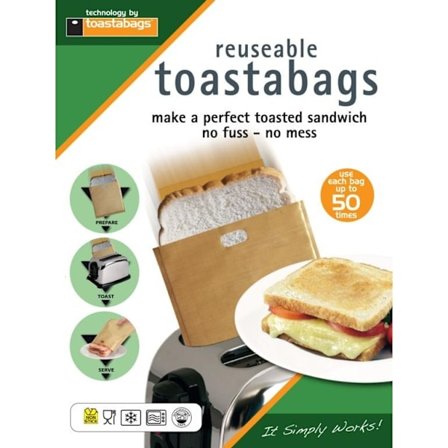 Toastabags Sandwich Bag (2-pack) One Size Vit/Grön